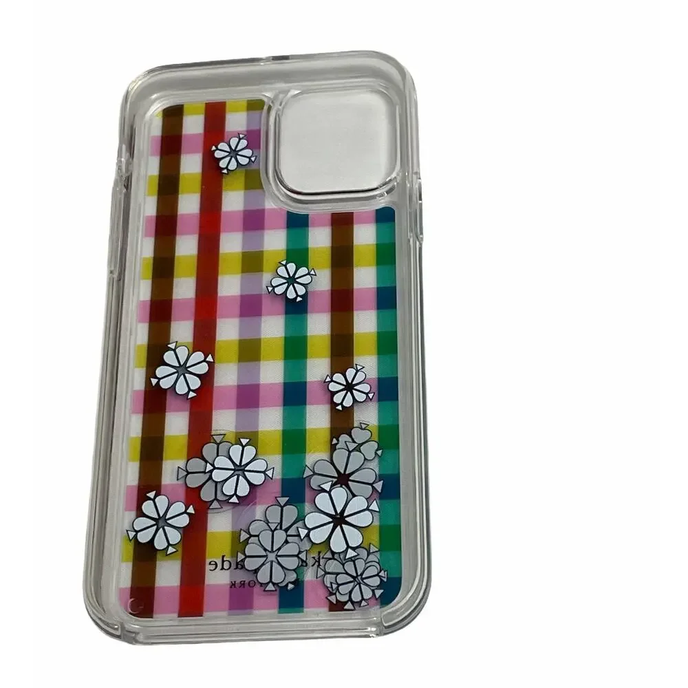 Kate Spade bella plaid liquid iphone 11 pro case